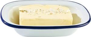 Miska APS Enamelware 350 ml, bílá/modrá