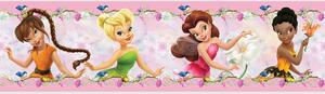 Dětská samolepící bordura na zeď Disney Víly | 5 m x 9.7 cm | DWBD8099
