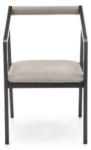 Jídelní židle Azul, šedá / černá