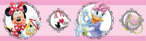 Dětská samolepící bordura na zeď Disney Minnie a Daisy | 5 m x 13.8 cm | DWBD8067