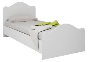 Jednolůžková postel 80 cm Bikavi 1 (bílá) (s roštem). 1094032