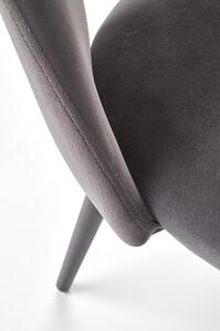 Jídelní židle Gema, šedá / černá