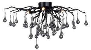 Paul Neuhaus 8090-18 - Přisazený lustr ICICLE 4xG9/40W/230V 30x60 cm černá