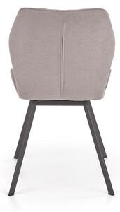 Jídelní židle Debora, šedá / černá