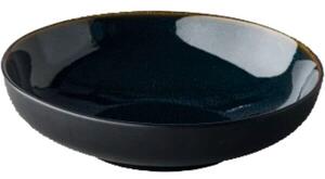 Talíř hluboký Style Point Speckle 22 cm, modrý/černý