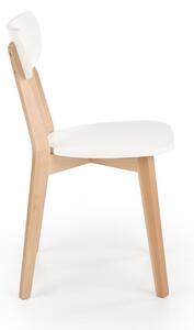 Jídelní židle Buggi, bílá / buk
