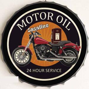Víko cedule Motor Oil 24 Hour Service