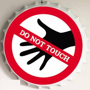 Víko cedule Do Not Touch
