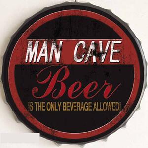 Víko cedule Man Cave Beer