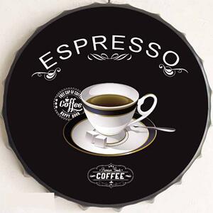 Ceduľa vrchnák Espresso Coffee 35x35cm