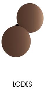 Lodes LED stropní/nástěnné svítidlo Puzzle Round Double, d. 37,5 cm, 2x16W Barva: Měděný bronz, Teplota světla: 2700K