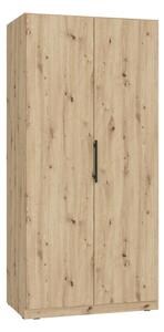 Šatní skříň MARO 100x213x59 cm dub artisan