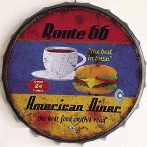 Víko cedule Route 66 American Diner
