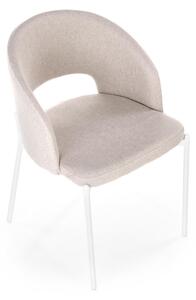 Jídelní židle Selah, béžová / bílá