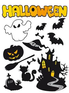 Samolepka na zeď Halloween | 65 x 85 cm | DH1010