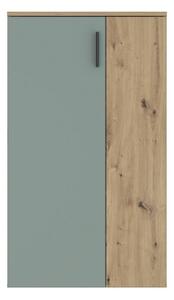 Botník ETON dub artisan/zelená