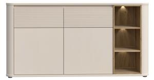 Komoda INAR 160x83x41 cm béžová/dub