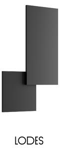 Lodes LED stropní/nástěnné svítidlo Puzzle Square & Rectangle, d. 48 cm, 2x16W Barva: Matná černá, Teplota světla: 2700K