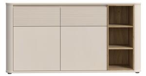 Komoda INAR 160x83x41 cm béžová/dub