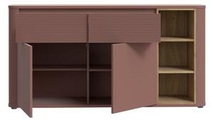 Komoda INAR 160x83x41 cm hnědá/dub
