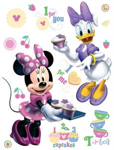 Dětská samolepka na zeď Disney Minnie a Daisy | 65 x 85 cm | DDK856