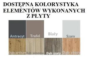 Postel dvojitá TIARRO 180x80 dub (87 x 80) cm – 2 zásuvky na lůžkoviny místo další komody