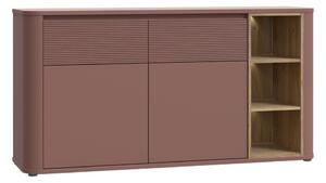 Komoda INAR 160x83x41 cm hnědá/dub