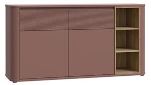 Komoda INAR 160x83x41 cm hnědá/dub