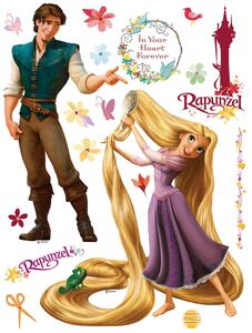 Dětská samolepka na zeď Disney Locika a Flynn | 65 x 85 cm | DDK852