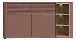 Komoda INAR 160x83x41 cm hnědá/dub
