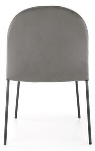 Jídelní židle Ulric, šedá / černá
