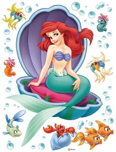 Dětská samolepka na zeď Disney Ariel | 65 x 85 cm | DDK864