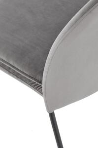 Jídelní židle Ulric, šedá / černá
