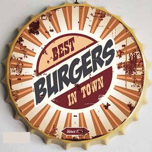 Víko cedule Best Burgers in Town