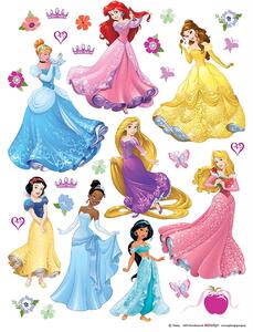 Dětská samolepka na zeď Disney Kreslené Princezny | 65 x 85 cm | DDK1722
