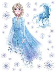 Dětská samolepka na zeď Disney Frozen – kreslené postavy | 65 x 85 cm | DDK2318