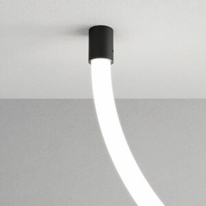 Arelux Stropní nebo nástěnná úchytka pro LED trubice XLOOP 18 Barva: Černá