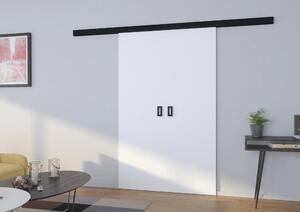 Posuvné nástěnné dvoukřídlé dveře TOPPO 120 bílá (126 x 205) cm – záruka 4 roky