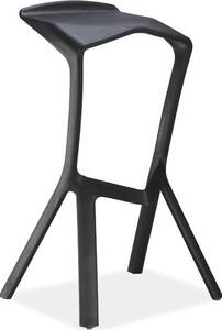 Casarredo Barová židle VOLT černý plast