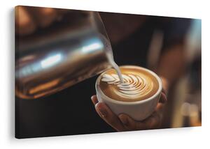 Obraz latte art v šálku