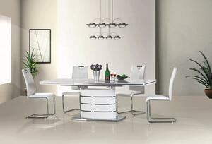 Casarredo Rozkládací jídelní stůl FANO 180, bílá lesk