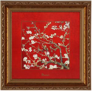 Goebel Van Gogh Obraz Mandlový strom červený