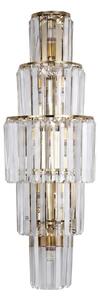 Toolight Nástěnné osvětlení Crystal SWE098-W 60 cm zlaté