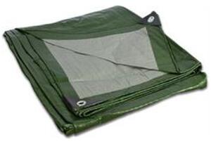 Bestent Krycí plachta zeleno - stříbrná 10x12 m 130 g/m2