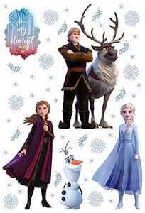 Dětská samolepka na zeď Ledové Království – Mrazivá Zima, Disney | 42.5 x 65 cm | DDK 1731