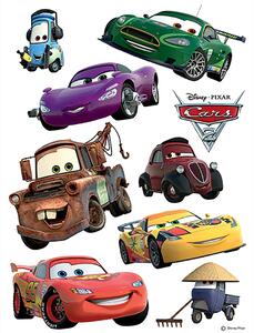 Dětská samolepka na zeď Auta – Všichni Kamarádi, Disney | 42.5 x 65 cm | DDK 1752