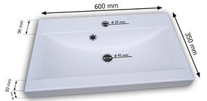 Umyvadlo EVO (60 x 35) cm