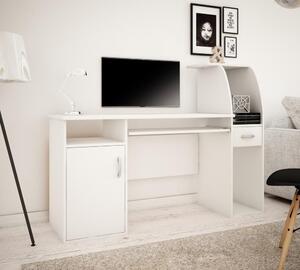 PC stůl RESTA 150 bílá (150 x 50) cm