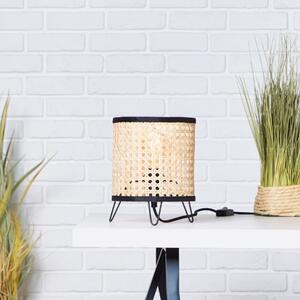 Brilliant 99089/09 Stolní lampa WILEY s RATANEM