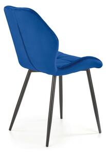 Jídelní židle Pelor, modrá / černá